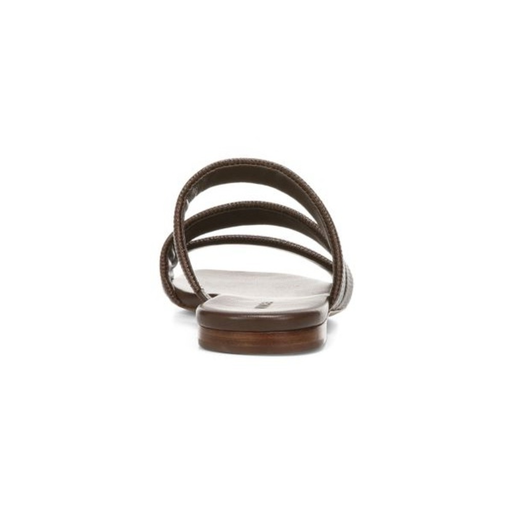 Vince Brown Triple-Strap Slide Sandals - Picture 11 of 13